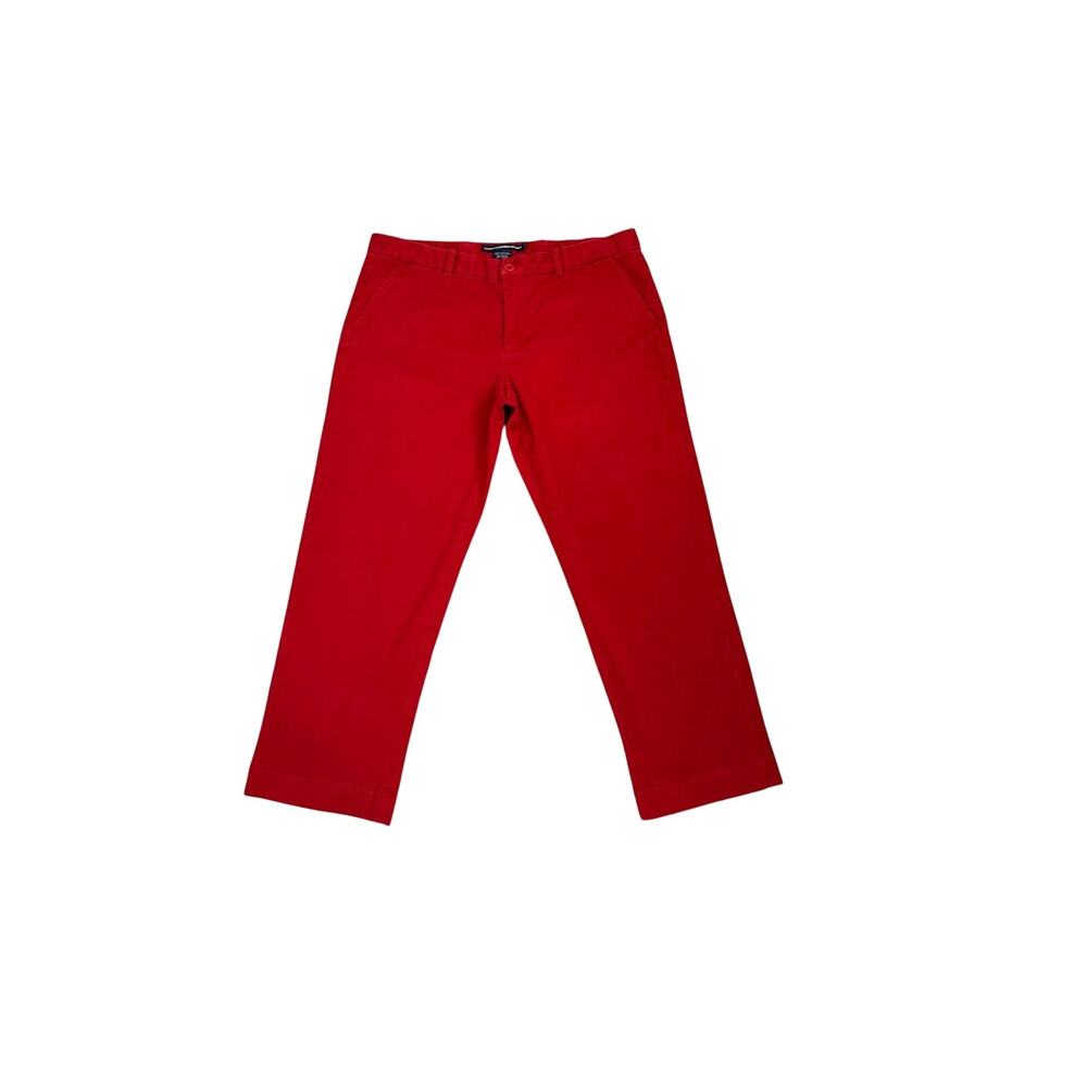 Ralph Lauren Sport Pants Red Festive Holiday Ankle Chinos Size Women's 14